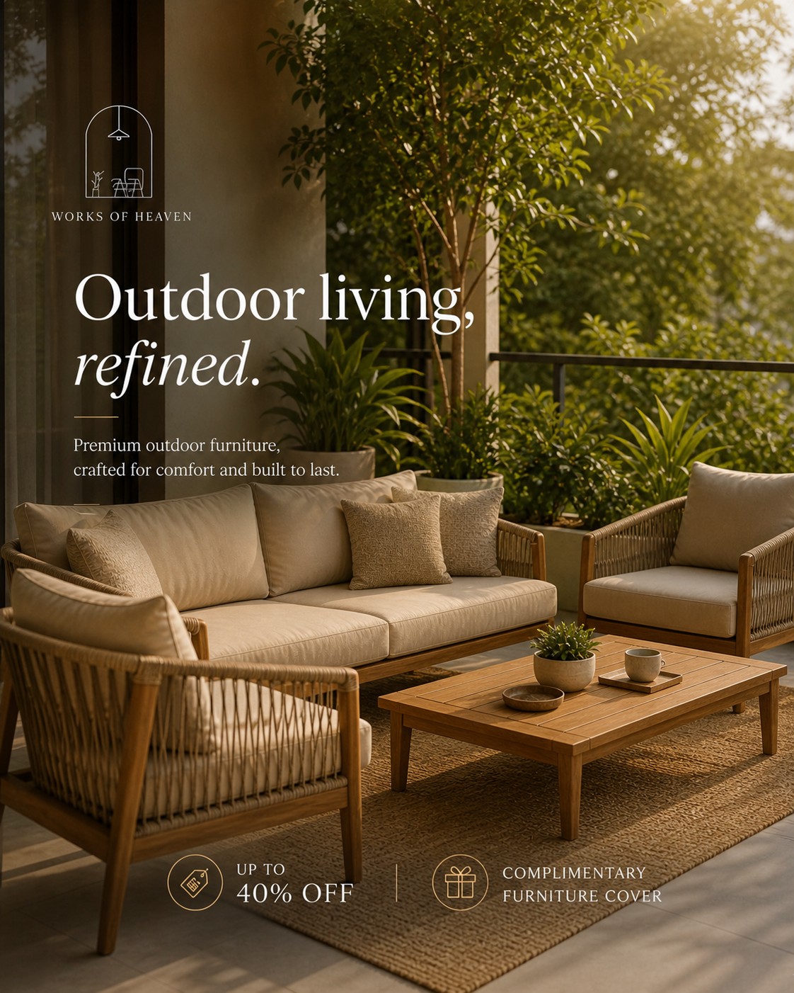 Works of Heaven outdoor furniture